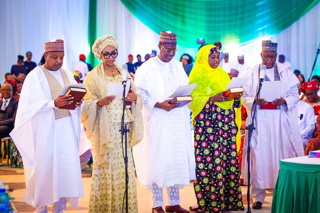 President Tinubu Swears-In Newly Appointed Ministers